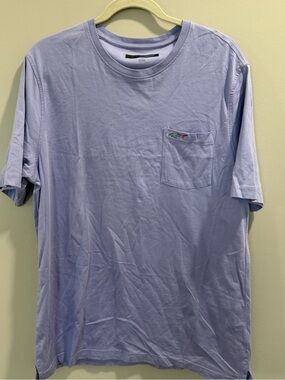 Greg Norman Collection Lavender Short-Sleeve Pocket Tee